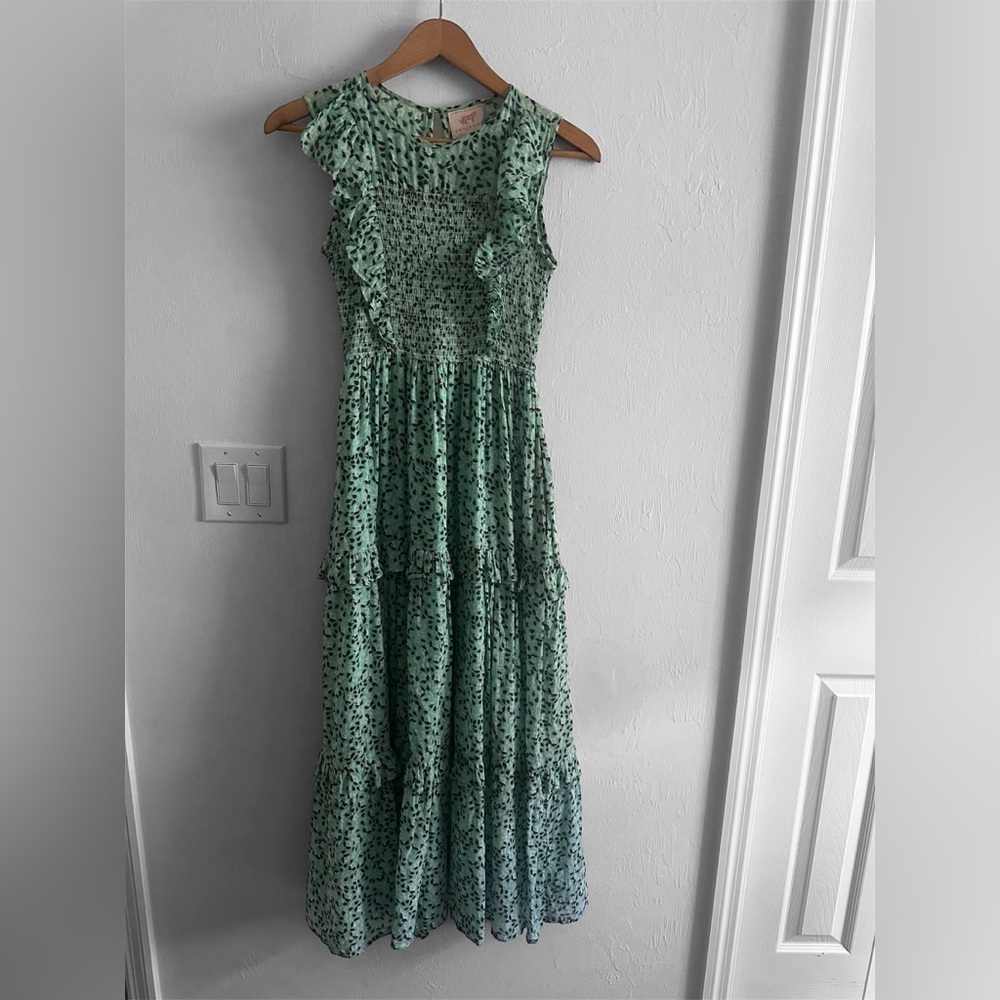 Banjanan Iris Maxi Dress in Green Sz XS - Picture 3 of 6